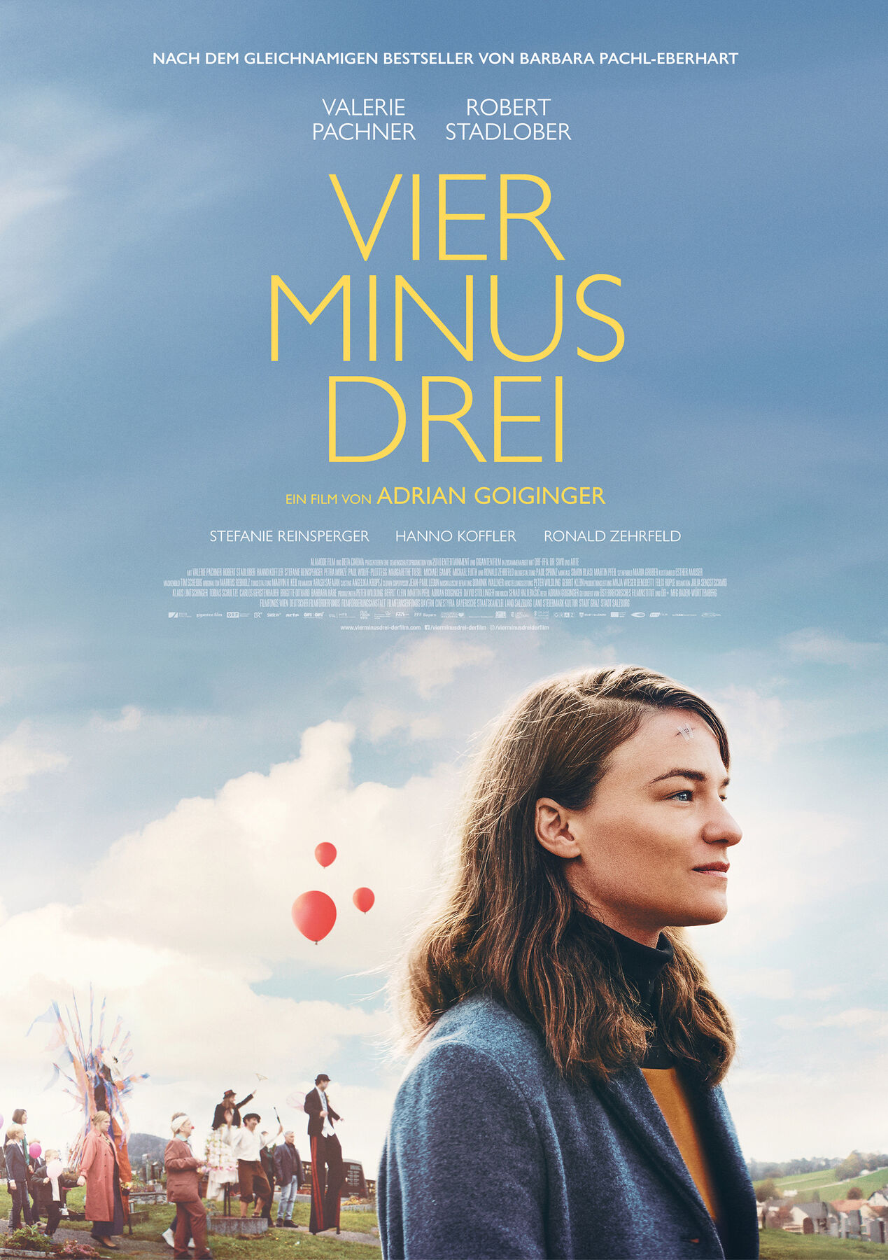 Vier minus Drei